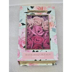 Beauty Concepts Bath Soap Petals English Rose 15 Count Gift Box Valentines Day